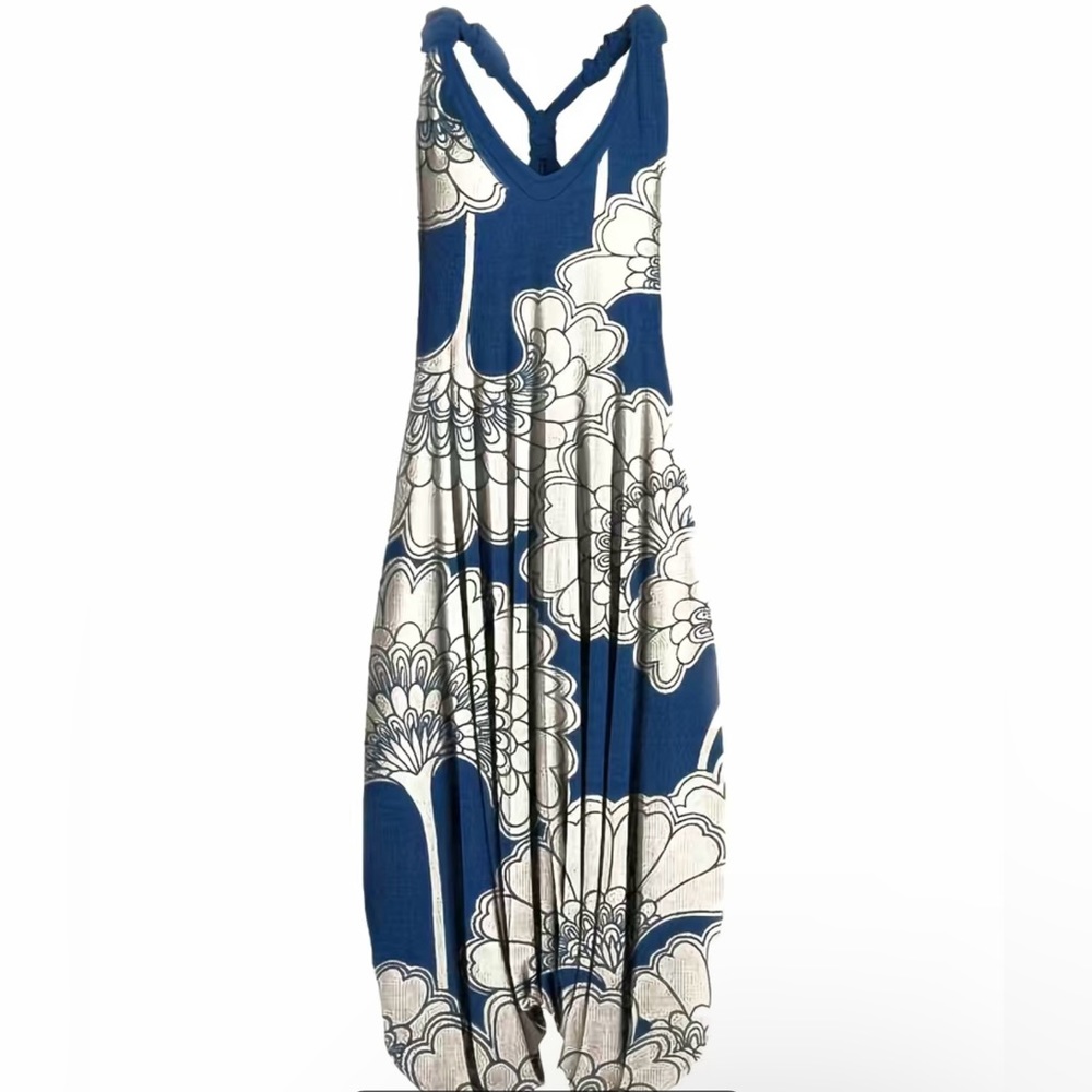 Oversized Harem Romper, sz XL